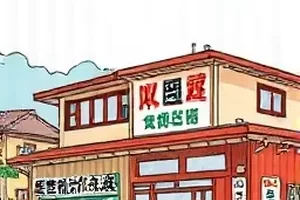 星轨下的木质渡船，河面倒映出深蓝银河