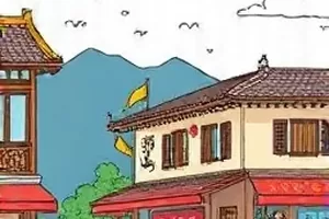 黄昏天台上的铁皮信箱，风把信纸吹起一角