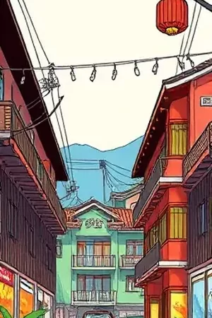 夜色中的城门剪影，灯火沿城墙一路铺开