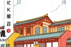 雨后放晴的操场跑道，积水里映出一片云